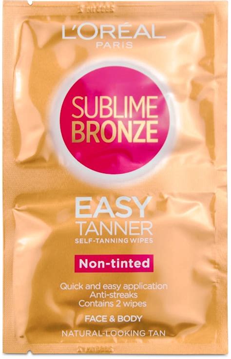 l'oreal tanning wipes